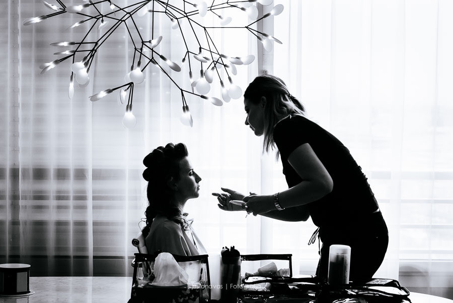 fotografos de boda hotel NH Collection Madrid Eurobuilding